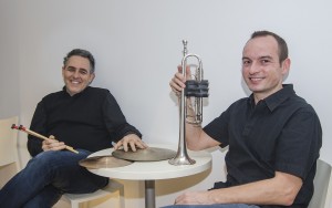 Joachim Spieth (trompeta) y Juan Antonio Miñana (percusión), Conoce tu orquesta, ensayo Sinfónica 4 dic 2014 (4º concierto abono)